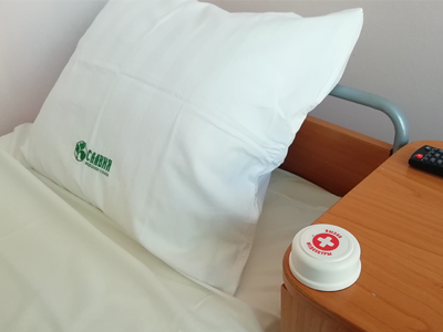 Кнопка вызова медсестры белая КМ